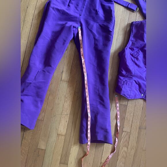 70s Vintage Roffe Purple Snow Suit with Matching Vest - Picture 13 of 15